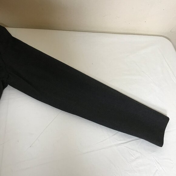 Max Mara Made in Italy Size 6 Designer Mink Collar Very Dark Gray Wrsp Jacket - Picture 9 of 16